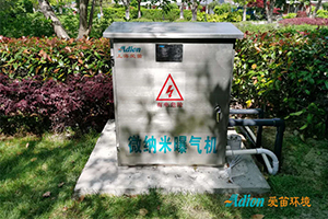 爱笛为上海西郊别墅区提供景观水生态修复